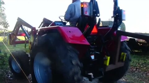 Unload hay and cooking for Shannon #SouthernRootsBySheri #journeyalongwithshannon