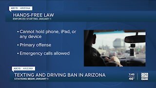 Hands-free law to be enforced in Arizona starting January 1, 2021