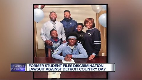 Family of former star athlete claims racial discrimination at Detroit Country Day