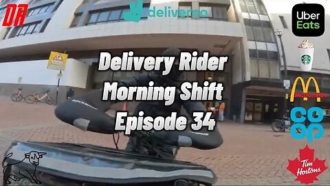 Working The Morning Shift for UberEats & Deliveroo BIRMINGHAM S2E34 (Happy New Year 2023)