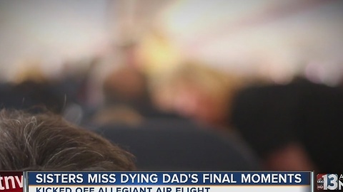 Sisters miss saying goodbye to dying father