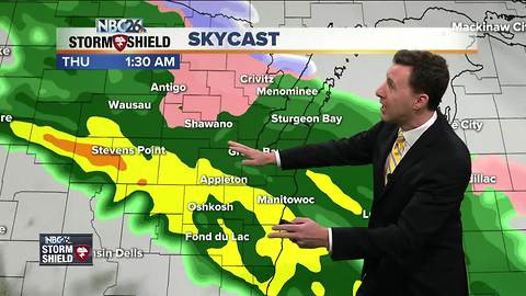 Michael Fish's NBC26 Storm Shield weather forecast