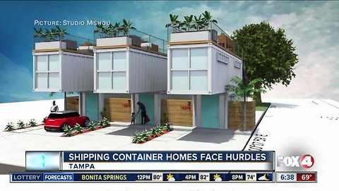 Shipping container homes proposed in Florida, facing hurdles