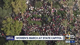 Women's March held at Arizona State Capitol