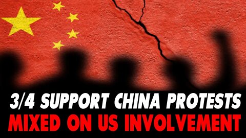 US Voters Overwhelmingly Support Chinese Protesters - Much More Divided Over US Involvement