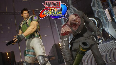 Marvel vs Capcom Infinite Arcade Mode Chris Redfield, Nemesis