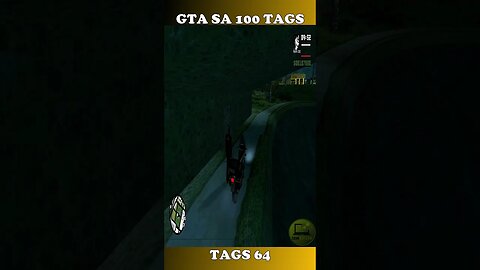 GTA SAN ANDREAS 100 TAGS TAG 64 #shorts #semedissaum #gta