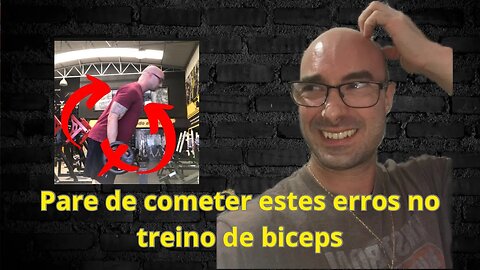 Pare de cometer estes erros no seu treino de bíceps