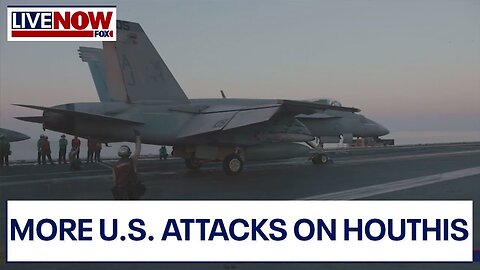 Israel-hamas war_U.S. launches new round of strikes against houthis in yemen _ live now from fox