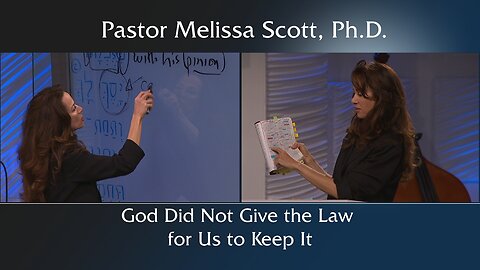 God Did Not Give the Law for Us to Keep It