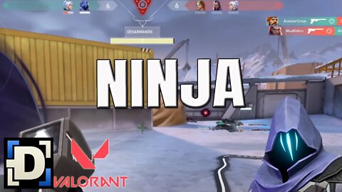 O NINJA fez valer o jogo no Valorant