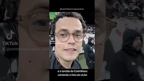 Reporter da Globo se ESPANTA com a torcida do Corinthians que canta o hino mesmo na derrota por 5x1