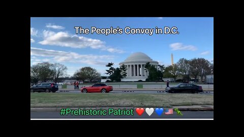 The People’s Convoy sounding their horns in DC! We demand freedom for all!