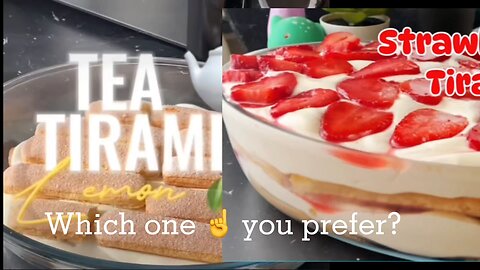 Which one ☝️ Zesty Lemoncello 🍋 Tiramisu Or Berry 🍓 Bliss Tiramisu Recipe ?