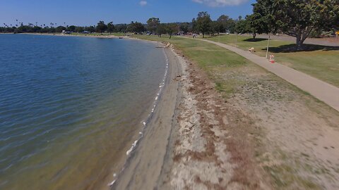 Blasian Babies DaDa Flies The Skydio 2+ Drone Around De Anza Cove, Mission Bay Park, San Diego, CA