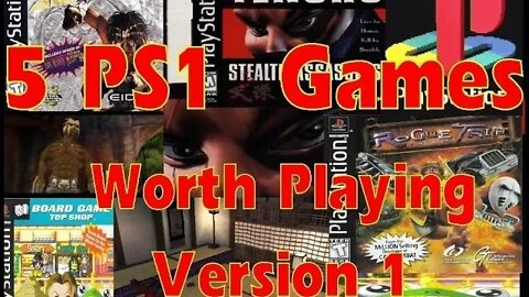 Five PS1 Games Worth Playing -Part 1- | Retro Gaming |