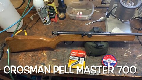 Crosman Pell Master 700 Co2 22 caliber pellet rifle pulled from the grave.