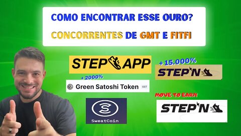 LANÇAMENTOS CRIPTO CONCORRENTES DA gmt coin - fitfi coin - gst coin - STEP APP - moov coin