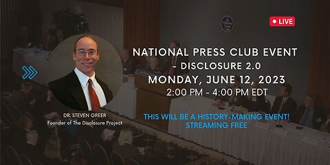 Dr. Steven Greer's Groundbreaking UFO Disclosure National Press Club Event!