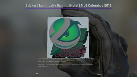 Opening a MLG Columbus 2016 Capsule