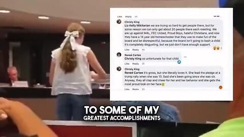 LMAO... WOKE SCHOOL BOARD WALKS OUT ON 14 YEAR OLD - DAYS LATER SHE UTTERLY HUMILIATES THEM