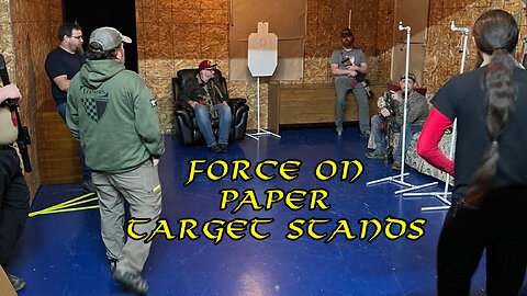 Force on Paper Target Stand