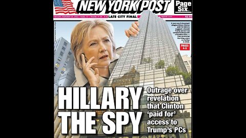 BREAKING NEWS " HILLARY THE SPY! EYES OPEN 2.16.22