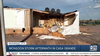 Casa Grande residents recovering from weekend storm