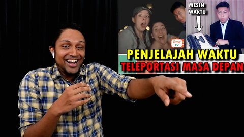 Heriss Skuyy | TELEPORTASI KE MASA DEPAN SAMPAI MASUK RUMAH CEWEK BULE 😱😱 - OME. TV | REACTION