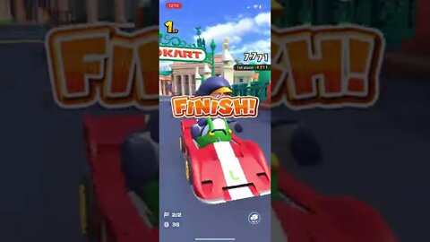 Mario Kart Tour - Red Streamliner Kart (Metropolitan Tour Token Shop Reward)