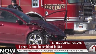 1 person dead, 3 injured in KCK wreck