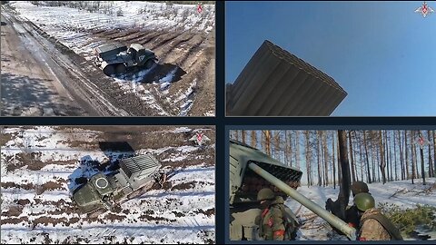 Grad multiple-launch rocket systems of the Central Military District in DENAZIFICATION action