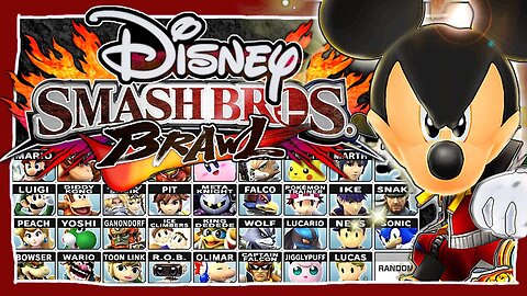 What if Disney made Super Smash Bros Brawl?? // Disney Smash Bros Brawl Roster!!