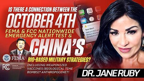 Dr. Jane Ruby | October 4th 2023 |Nationwide Emergency Alert Test