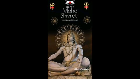 Happy Maha Shivratri! 🙏May Lord Shiva bless you with love, light, and joy! 🕉️💫