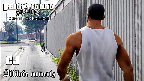 Gta San Andreas The Definitive Edtion Cj Attitude Moments Gta Trilogy