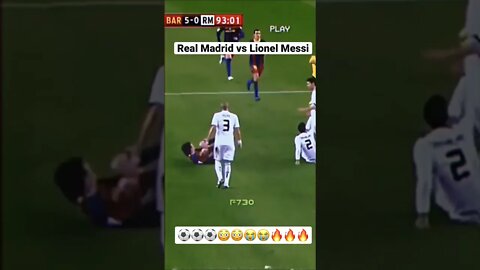 Real Madrid vs Lionel Messi #shorts #football #realmadrid #barcelona #lionelmessi