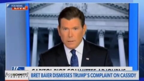 FOX News Hack Bret Baier Defends Hoaxer Cassidy Hutchinson from Trump Attacks