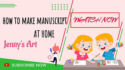 How To Make Manuscript At Home DIY HOLIDAY HOMEWORK edition