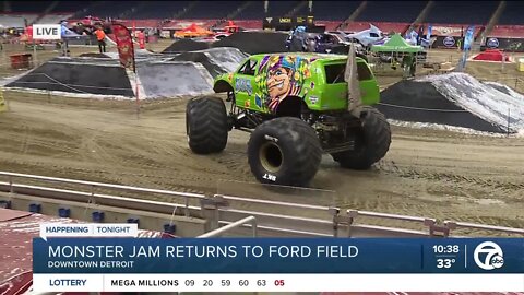 Monster Jam Returns to Ford Field