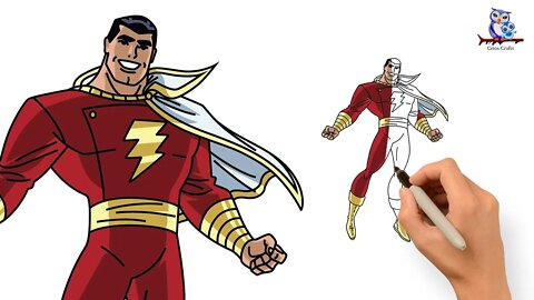 How To Draw Shazam Fury of the Gods - Tutorial