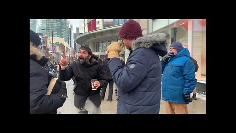 Street preaching Toronto - The way to Heaven