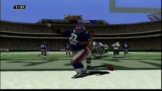 Madden NFL 2001 Dolphins vs Giants Part 2