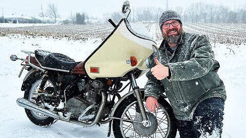 Will Snow Stop This Estate Auction Bike From Running & Getting Me Home?