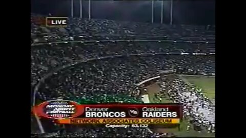 2001-11-05 Denver Broncos vs Oakland Raiders