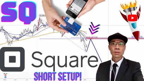 Square Is Now Block ($SQ) - Short Setup. Wait for Retracement Back to $215 for Possible Short Entry.