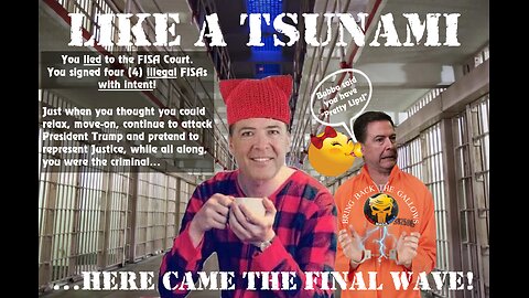 ⚡ ⚖️ THE COMEY PANIC |INCOMING MAGA TSUNAMI ⚖️ ⚡