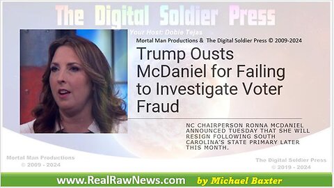 TRUMP OUSTS RONNA MCDANIEL FROM RNC FOR TREASON