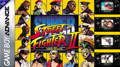 Super Street Fighter II Turbo Revival (GBA) Ryu (Max Difficulty)