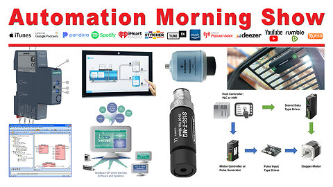 FTOptix, Temp Sensor, RFID, Modbus, Steppers, Zero Trust & more today on the Automation Morning Show